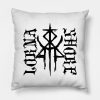 Lorna Shore Deathcore Symbol Throw Pillow Official Lorna Shore Merch