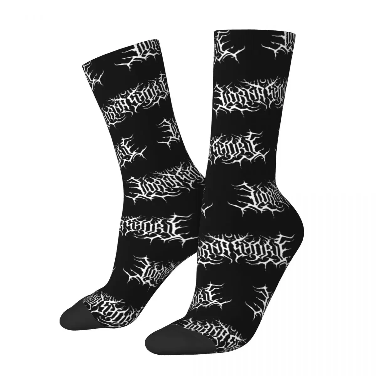 Male Lorna Shore Logo Socks Super Soft Fashion Heavy Metal Punk Socks High Quality Accessories Middle - Lorna Shore Shop