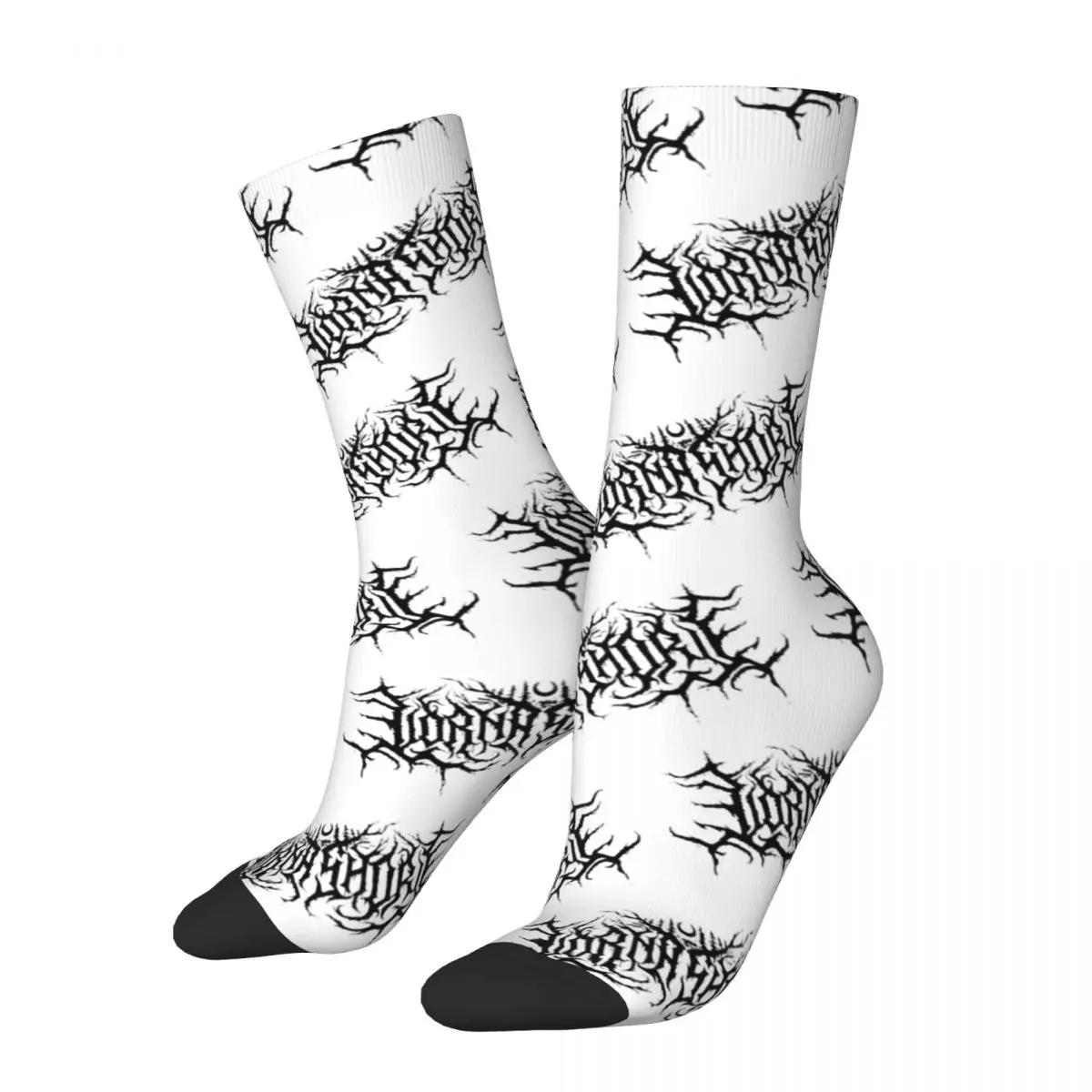 Men Lorna Shore Band Logo Socks Super Soft Casual Deathcore Band Socks Harajuku Accessories Middle TubeSocks - Lorna Shore Shop