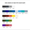 tank top color chart - Lorna Shore Shop