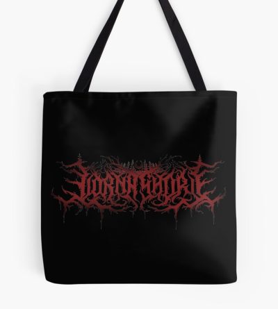 Lorna Shore Logo In Red Tote Bag Official Lorna Shore Merch