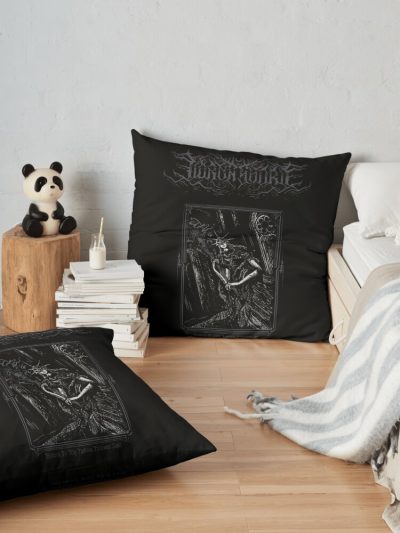 Lorna Shore - Aldrich Throw Pillow Official Lorna Shore Merch