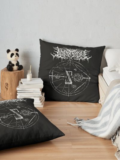 Lorna Shore Throw Pillow Official Lorna Shore Merch