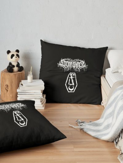 Lorna Shore Throw Pillow Official Lorna Shore Merch