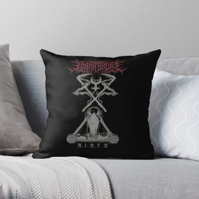 Lorna Shore Merch Lorna Shore Symbol Throw Pillow Official Lorna Shore Merch