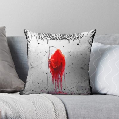 Lorna Shore Merch Lorna Shore Album Cover Tee Throw Pillow Official Lorna Shore Merch