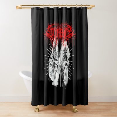 Lorna Shore -American Deathcore Band Shower Curtain Official Lorna Shore Merch