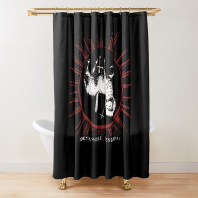 Lorna Shore C'Est L'Enfer Premium Shower Curtain Official Lorna Shore Merch