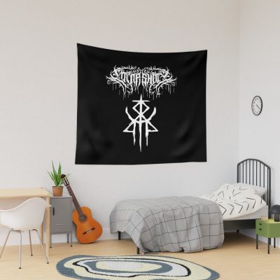 Lorna Shore Merch Lorna Shore Logo - Immortal Logo Tapestry Official Lorna Shore Merch