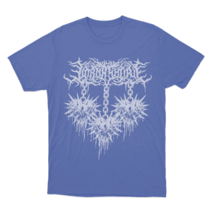 Lorna Shore Spiked Heart Unisex T Shirt Blue
